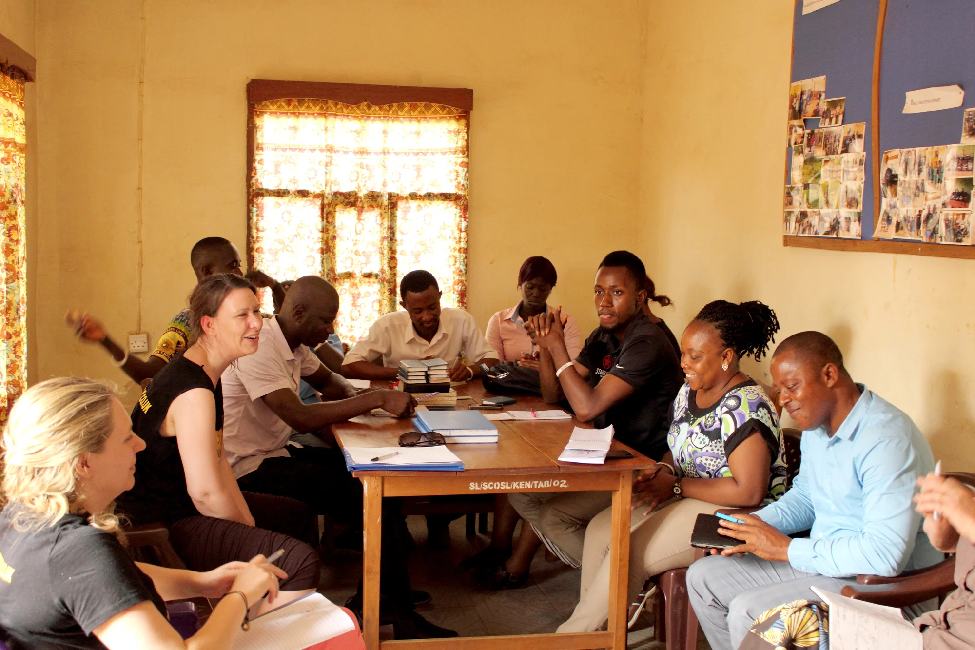 Community gathering in Kenya